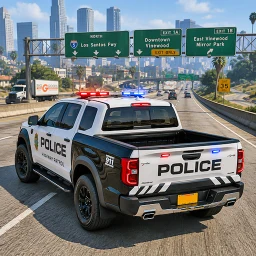 police Simulator: police car
