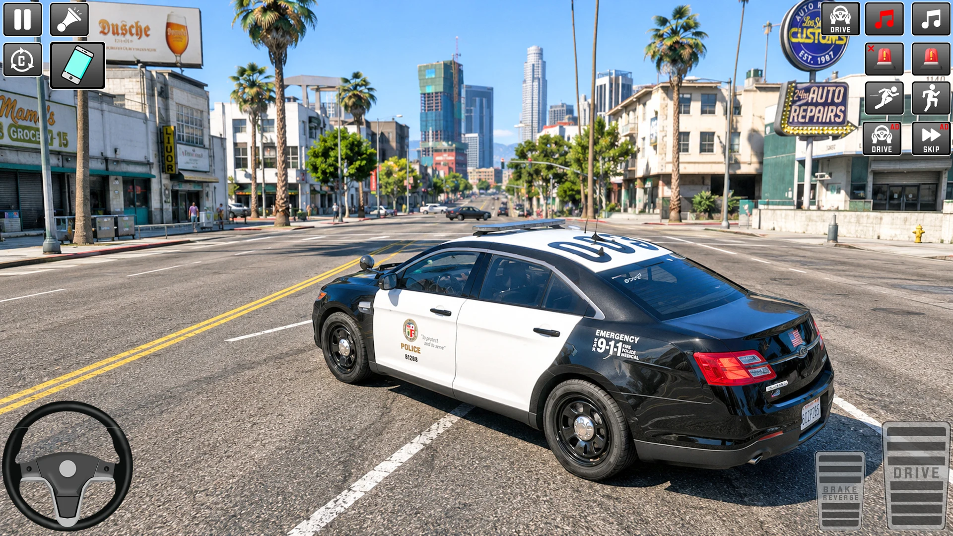 police Simulator: police car screenshot