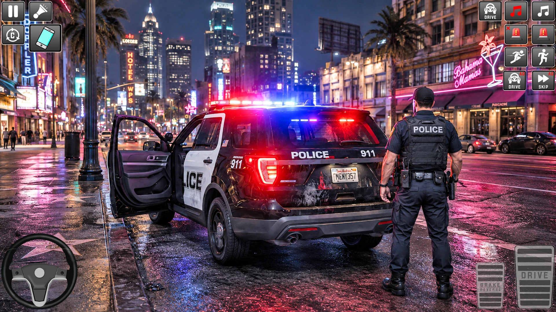police Simulator: police car screenshot