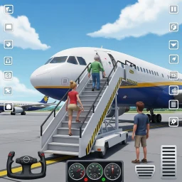 Icône de Jeux d avion: Flight Simulator